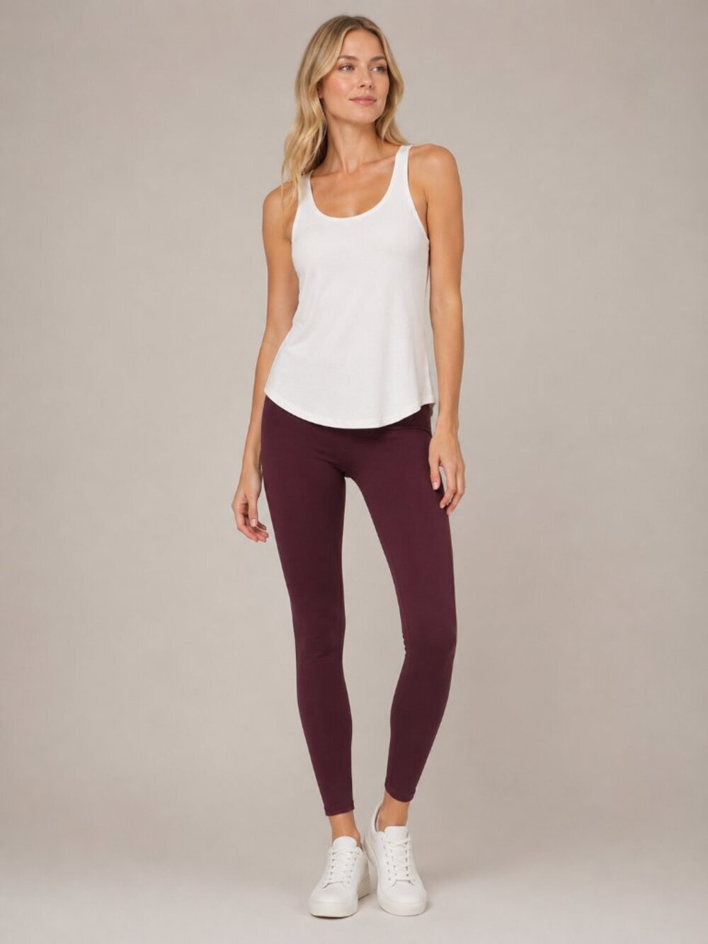 2/$30 Aerie 7/8 Tights Leggings Burgundy Small #A2912